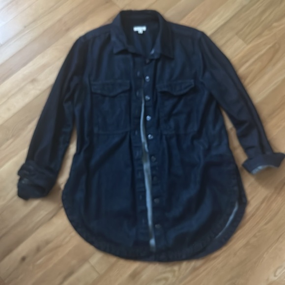 Pilcro denim button down shacket shirt - Picture 5 of 5